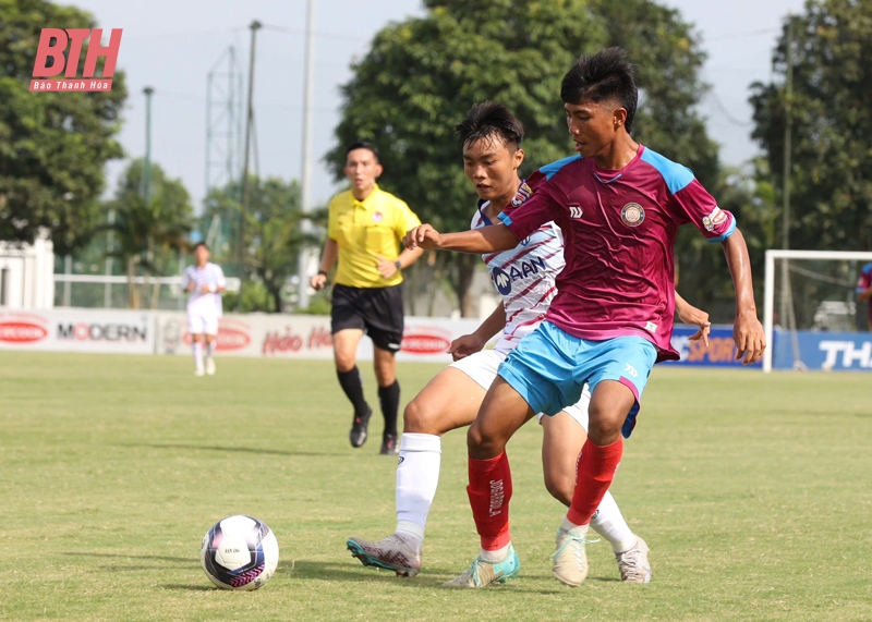 U15 Đông Á Thanh Hóa thất bại trước U15 Sông Lam Nghệ An