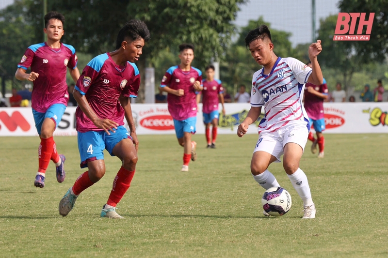 U15 Đông Á Thanh Hóa thất bại trước U15 Sông Lam Nghệ An