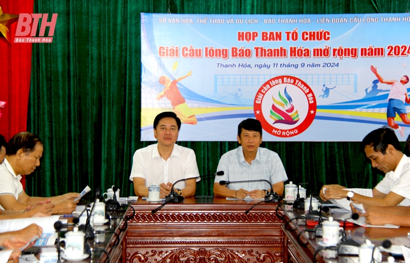 Giải Cầu lông Báo Thanh Hóa mở rộng năm 2024 có cơ cấu giải thưởng lớn, diễn ra từ ngày 4 đến 6/10