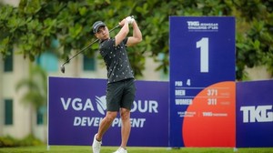 Trần Lê Duy Nhất lần đầu tiên tham dự BRG Open Golf Championship Danang